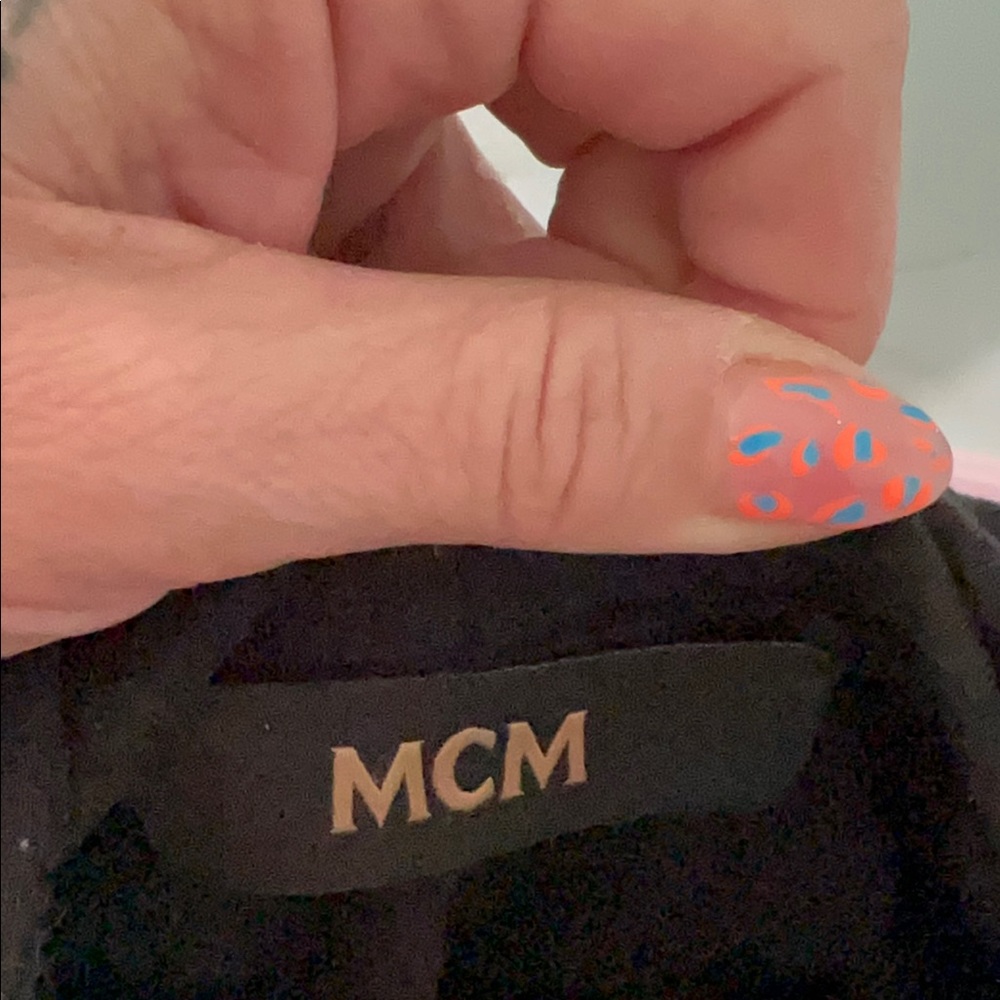 MCM hooded sweater.